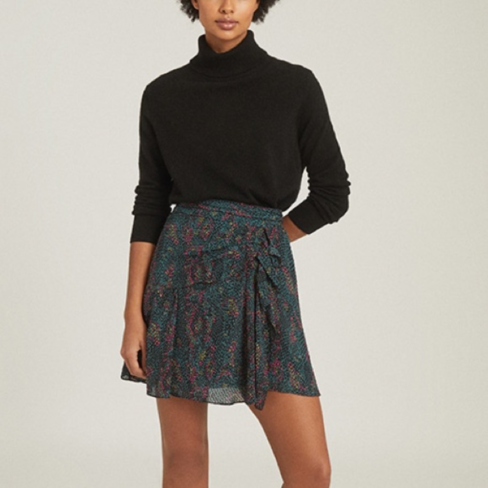 Reiss Skyla Printed Skirt